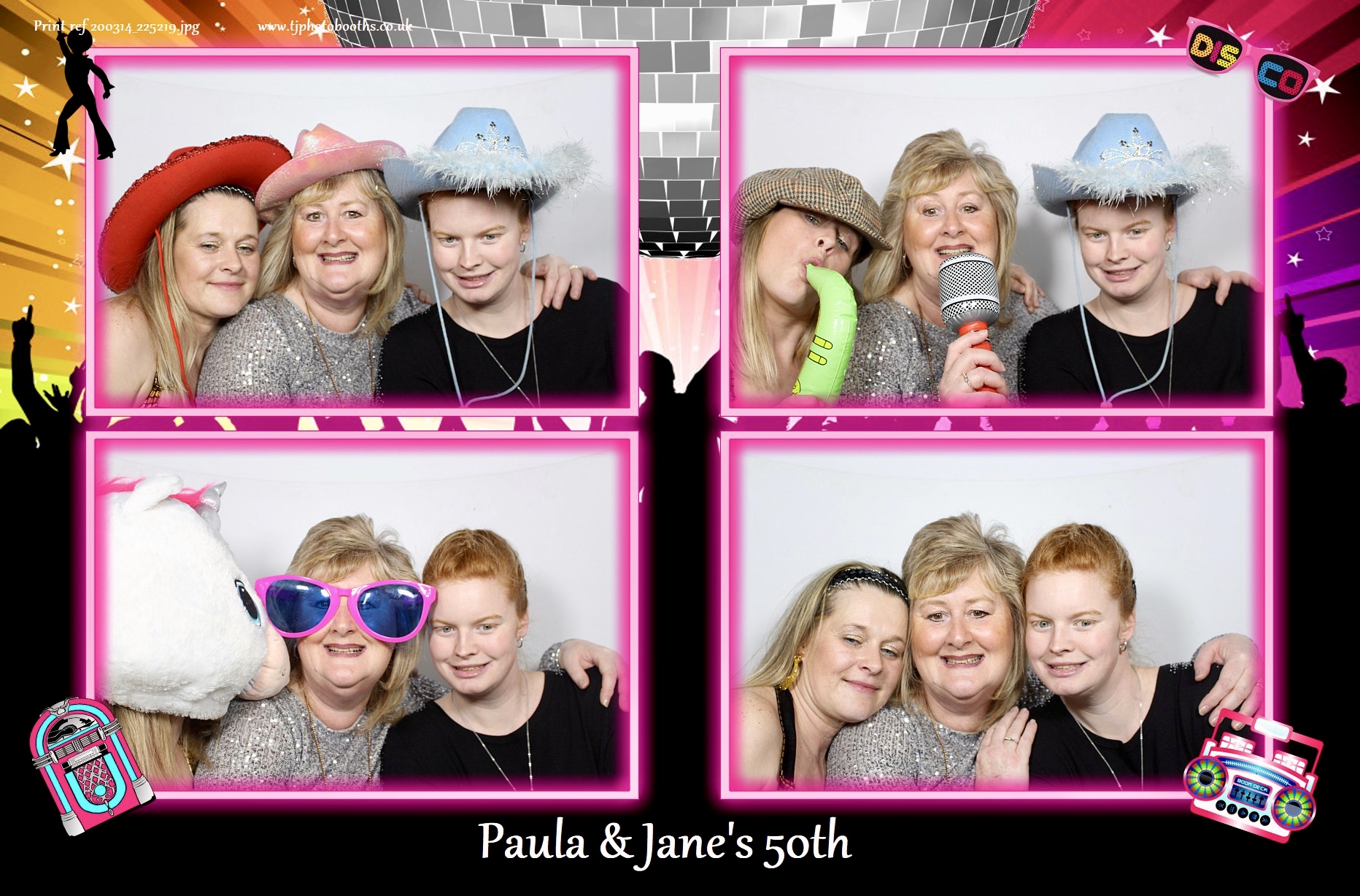 Paula & Jane's 50th | View more photos from the event at gallery.tjphotobooths.co.uk/u/TJPhotobooths/Paula-Janes-50th